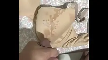 Cum on Step Mom's Underwear Bra