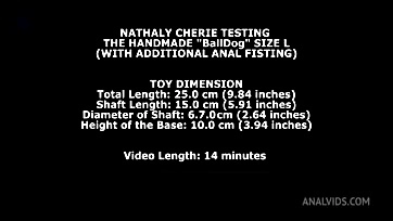 Nathaly Cherie tests large 