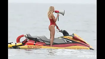 Kelly Rohrbach Swimsuit Candids on “Baywatch” Set in Georgia