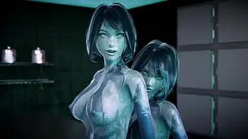 Halo Cortana Selfcest Blowjob and Sex - Futanari Porn