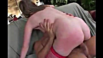 Blonde gets rough sex, including anal and vaginal penetration