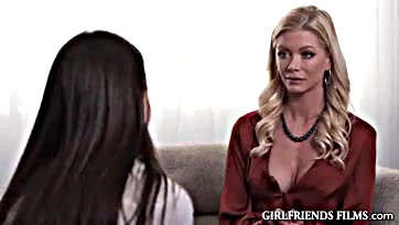 Aubree Valentine's stepmom gets intimate with her hot teen